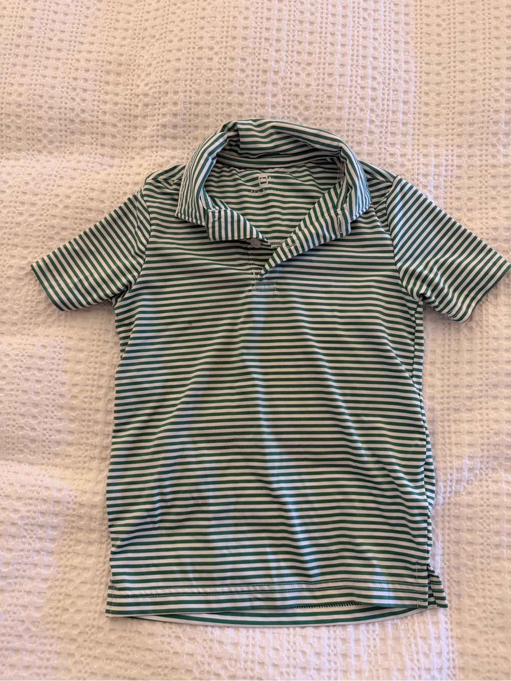 Class Club green and white polo size 2/3